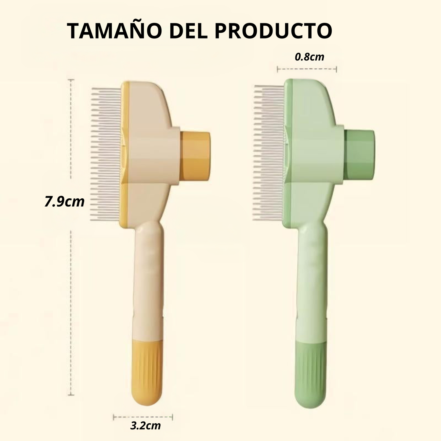 2 Cepillos Quita-Nudos Reutilizables